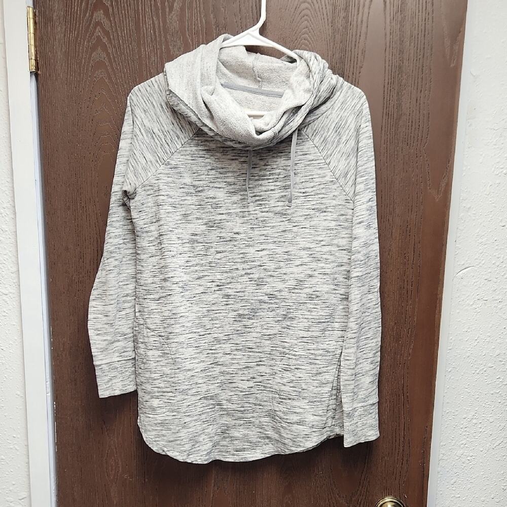 Mossimo Supply Co. Light Gray Cowl Neck Sweater